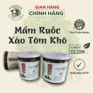 Mắm ruốc xào tôm khô nước dừa_Hủ 500g