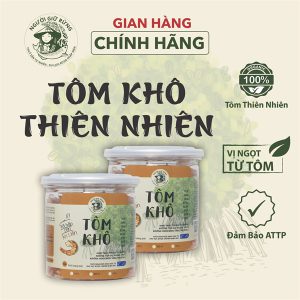 Tôm khô thiên nhiên Size Trung (M)_Hủ 120g