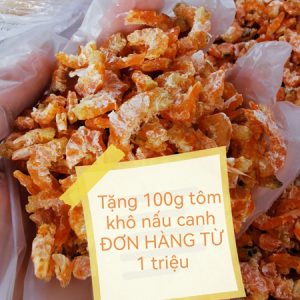 QUÀ TẶNG CHO ĐƠN HÀNG TỪ 1 TRIỆU - (TÔM KHÔ S GÓI 100GR)